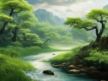崔季卿晴江春望诗意解读，春日江景的文化韵味探寻