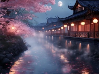春江花月夜，古典诗篇的绝美意境与深邃内涵