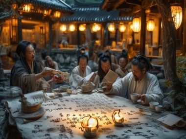 古韵流觞，村饮古诗的韵味与翻译解读