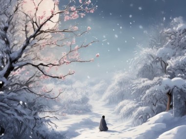 踏雪寻梅古韵探幽，雪中诗意翻译之旅
