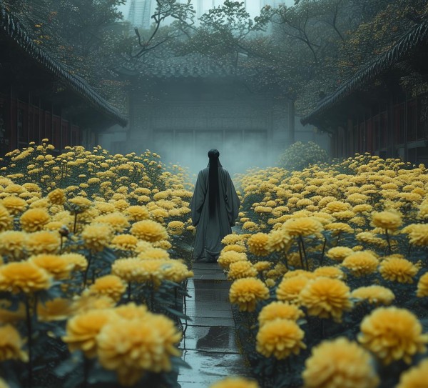 晏殊词，槛菊愁烟中的悲欢人生与意境探寻,晏殊词，槛菊愁烟中的悲欢人生与意境探寻,自然,第1张