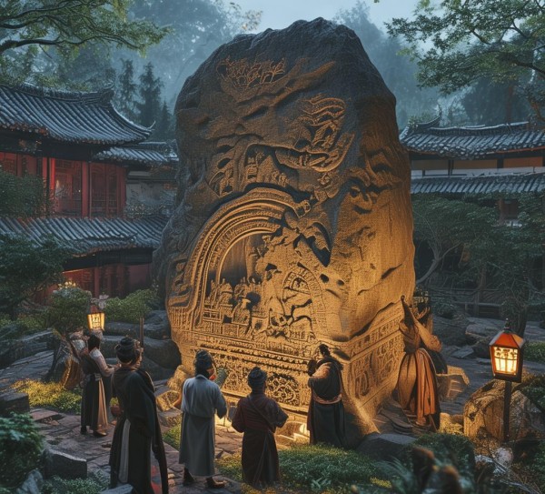 唐朝修睦三生石，揭秘千古之谜，探寻神秘传说之谜,唐朝修睦三生石，揭秘千古之谜，探寻神秘传说之谜,三生石,第1张