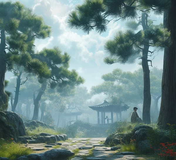 松云古韵，诗意盎然的古诗意境解读,松云古韵，诗意盎然的古诗意境解读,魅力,自然,第1张