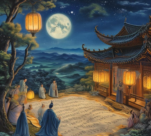 唐代诗星璀璨，文化瑰宝中的诗人传承与影响之旅,唐代诗星璀璨，文化瑰宝中的诗人传承与影响之旅,唐诗,文化传承,第1张