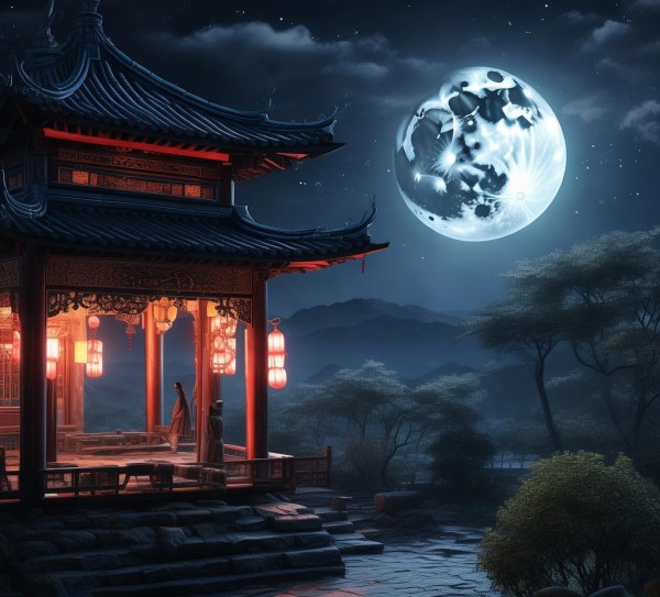 唐韵月华，唐朝诗歌中的月亮意象解读,唐韵月华，唐朝诗歌中的月亮意象解读,自然,第1张