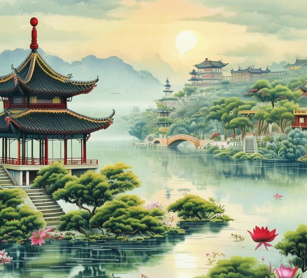 古韵今风，李慈铭笔下的西湖风情画卷全译,古韵今风，李慈铭笔下的西湖风情画卷全译,魅力,第1张