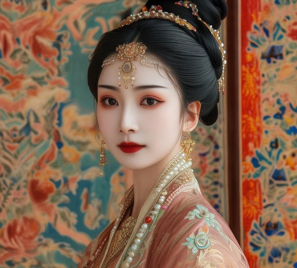 盛唐风华，柳叶眉下的审美传奇,盛唐风华，柳叶眉下的审美传奇,魅力,自然,第1张