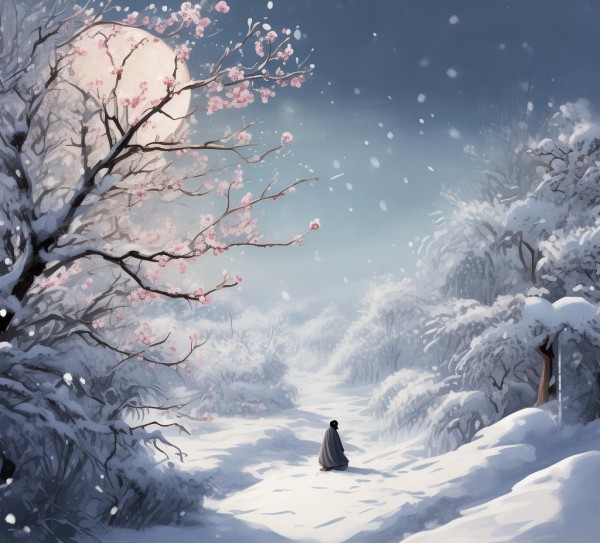 踏雪寻梅古韵探幽，雪中诗意翻译之旅,踏雪寻梅古韵探幽，雪中诗意翻译之旅,魅力,自然,诗意,第1张