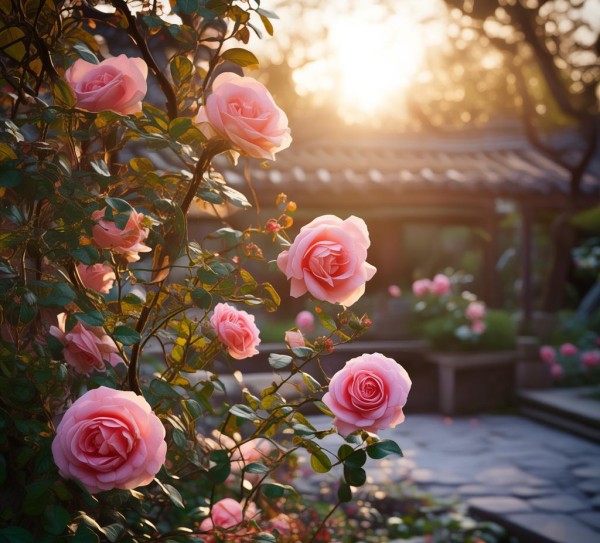 花影婆娑·古韵玫瑰，诗意盎然的玫瑰花古诗词精选,花影婆娑·古韵玫瑰，诗意盎然的玫瑰花古诗词精选,诗意,智慧,美好时光,第1张