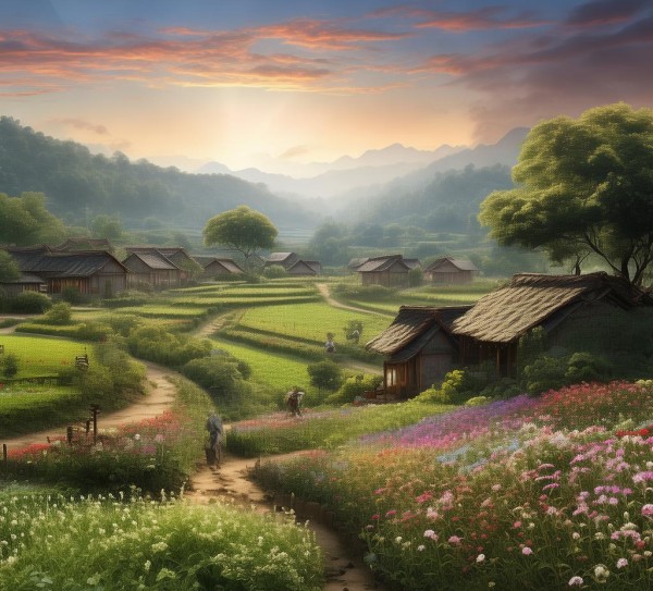 范成大四时田园杂兴，诗意描绘乡村生活的诗篇,范成大四时田园杂兴，诗意描绘乡村生活的诗篇,魅力,自然,哲理,第1张