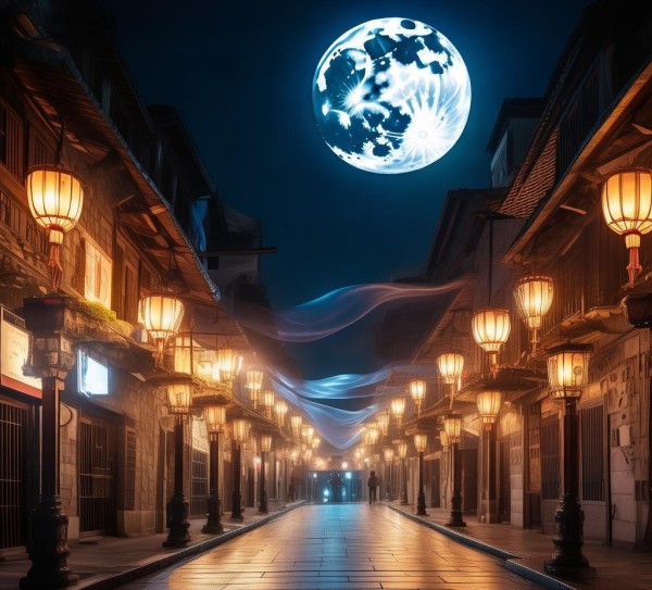 月华如练映长街，正月十七夜月下诗意解读,月华如练映长街，正月十七夜月下诗意解读,魅力,第1张